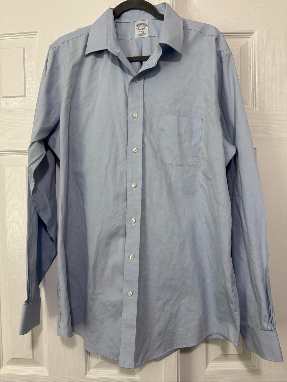 Brooks Brothers Regent Light Blue Long-Sleeve Dress Shirt